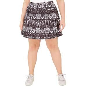 Ideology Womens Tie-Dyed A-Line Skort Size 3X